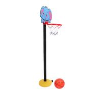 MUSISALY Adjustable Basketball Hoop Stand with Adorable Elephant Design Portable Indoor Sports to Develop Motor Skills and Coordination Material for Boys and Play