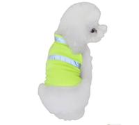 MUSISALY Adjustable Dog Reflective Safety Vest for Pets, Breathable Polyester Material High Visibility, Lightweight Design for Hiking and Jogging the Park
