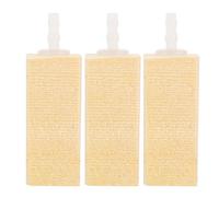 MUSISALY Air Stone Protein Skimmer Bubble Diffuser 3pcs Wooden Aquarium | Small Quiet Lightweight Build, Simple Smooth Finish, Marine Aquariums and Hydroponic Growing Use