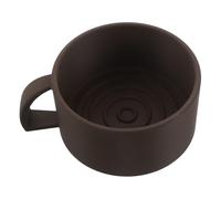 MUSISALY Antique Plaster Barber Shaving Bowl Handle for Creating Rich Lather Men's Wet Shaving Mug for Travel and Daily Use