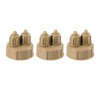 MUSISALY Aquarium CO2 Generator Multi-function DIY Bottle Caps 3Pcs ABS Material, Sealed and Wear-resistant for DIY CO2 Setup