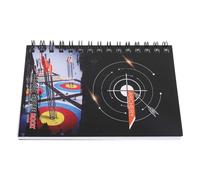 MUSISALY Archery Score Book Target Archery Score Book Spiral Bound Abs Paper 5.12x3.86x0.59in Easy Data Entry Performance Analysis for Compound Bow Competition Tracking