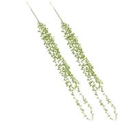 MUSISALY Artificial Succulent Flower Decorations Lifelike Look 2 Pcs with Vivid Colour and Chic Appearance, Plastic Fake Plant Flowers for Front Porches and Bedrooms for Wedding and Home