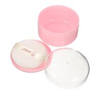 MUSISALY Baby Powder Puff Container Puff Sifter Portable Face Body Pink Compact Storage Case Home Travel Use