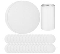 MUSISALY Baking Parchment Paper Liners Cake Liners 100 Pieces Round Greaseproof and Easy to Clean for Baking and Cooking in Oven Or Air Fryer