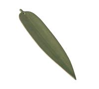 MUSISALY Bamboo Leaf Decor Ceramic Incense Holder with Delicate Leaf Grain Design for Aromatherapy and Relaxation, Easy Washing Incense Burner Green Home Suitable for Study and Tearoom Use