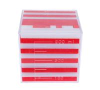 MUSISALY Base Ten Blocks Counting Cubes Set for Math Teaching - Plastic Place Value Manipulatives for Volume and Capacity Demonstration - Kindergarten Math Counting Blocks Educational