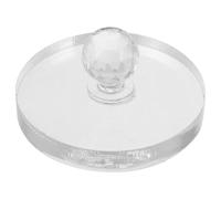 MUSISALY Blusher Eyeshadow Pressing Stamper Round Cosmetic Powder Press Tool for Eyebrow Highlighter Blush Repair Plastic Makeup Accessory for DIY Eye Makeup Touchups