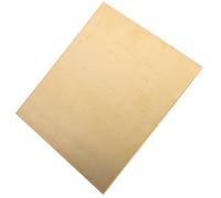 MUSISALY Brass Sheet Brass Plate 100x100mm 0.8mm Thick for Hand Carving Practice, Artistic Projects, Model Parts and Craftsmen