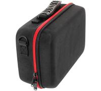 MUSISALY Camera Storage Pouch Small Camera Bag Foam Padded Hard Shell Case with Handle Black Cuttable Sponge Grids for Travel on The Go Digital Devices Protection