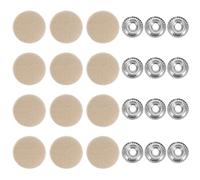 MUSISALY Car Roof Headliner Repair Button Pins No Disassembly Required 12 Sets for Interior Ceiling Cloth Fixing, and Metal Material, Beige Colour for Interior Refurbishment