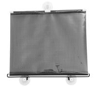MUSISALY Car Window Sunshade Automatic Retractable Side Windshield Curtain with Sunlight Reflective Aluminum Foil Heat Insulation for Front Vent Easy Install Suction Cup Design Durable Pe