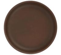 MUSISALY Ceramic Plant Saucer Brown Round Shape Made from Sturdy Ceramic Material Prevents Water Stains Not Easy to Fade Plant Pot Drip Tray Indoor and Outdoor