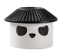 MUSISALY Ceramic Tea Filter Strainer Creative Panda Design for Loose Tea and Coffee Filtering Compact and Portable Suitable for Home and Office Use