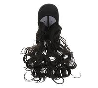 MUSISALY Cherish Water Wave Hair Wig Women Long Curly Baseball Cap Synthetic Wig Adjustable Straps Fashion