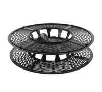 MUSISALY Christmas Lights Storage Reel with Cord Organizer Easy Wind Winder Spool for Untangled String Lights and Extension Cords Black Cable Keeper for Seasonal Use and Family-Friendly