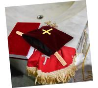 MUSISALY Church Offering Bag with Embroidered Cross Design Large Capacity Pouch for Communion Services Baptism Decorations and Church Supplies for Ceremonial Use