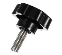 MUSISALY Clamping Screw Knob M10 X 30Mm Star-Shaped Hexagonal Handle 38Mm Diameter with Male Thread, Patio Umbrella and T Track Bolt Accessory for Industrial Fastening