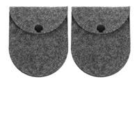 MUSISALY Coin Purse Stylish Simple Design Felt with Buckle Mini Storage Bag 5pcs and Compact Lightweight Key Pouch for Women