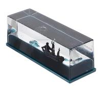 MUSISALY Cruise Fluid Drift Bottle Pirate Ship Desktop Decoration Unsinkable Floating Ornament Creative Home and Living Room Décor Gift for Men