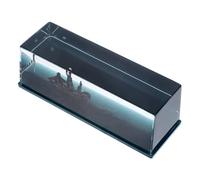 MUSISALY Cruise Fluid Model Drift Bottle Desktop Ornament Unsinkable Boat Decor for Kitchen Home