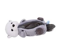 MUSISALY Cute Pencil Bag Giant Plush Otter School Supplies Pouch for Boys Girls