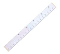 MUSISALY Decorative Growth Chart Ruler in White Wood and Fabric Material, Safe Measuring Height Chart for ’s Room and Nursery with Cartoon Style and Simple Design