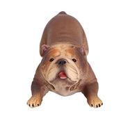 MUSISALY Dog Shape Ornament Plastic Bulldog Decor Early Education Model for Imagination Development for Home Desk and Playroom