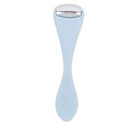 MUSISALY Double Ended Eye Roller Massager with Eye Cream Spoon Mini Facial Ice Roller Portable Curved Design Skincare Tool for Face Massage and Cream Application