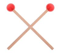 MUSISALY Drumsticks to Create Beautiful Sound Marimba Mallets for Percussion Instruments Ergonomic Design with Beech Wood Handles and Rubber Tips for Drum Learners and Musical Enthusiasts