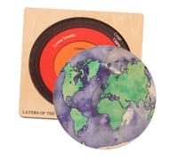 MUSISALY Earth Puzzle Model Kit for Educational DIY Globe Jigsaw Early Learning Geography Cognitive Development Teens