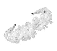 MUSISALY Elastic Shiny Headbands Crystal Beaded Hair Band Headdress Alloy Adornment