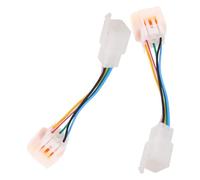 MUSISALY Electric Bike Cable Assembly 2Pcs with Hall Sensor Plug Type A, Motor Extension Harness for Scooter and Motorcycle Controllers, Phase Angle Conversion Suitable for Electric