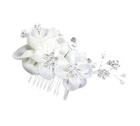MUSISALY Elegant Hair Comb with Rhinestones Alloy Bridal Hairpiece for Wedding Prom and Special Occasions Delicate Crystal Floral Headdress for Brides and Bridesmaids