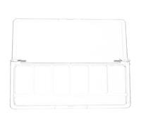 MUSISALY Empty Eyeshadow Palette Six for Organizing Makeup Plastic Travel Makeup Palette Storage