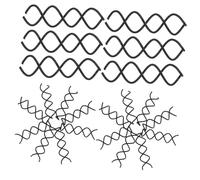 MUSISALY Essential Hair Styling Tools 50pcs Spiral Hair Pins Bobby Pins for Women Twist Heatless