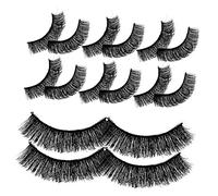 MUSISALY False Eyelashes Natural Pairs 7d Curl Lashes Lightweight Natural Feeling