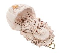 MUSISALY Family Holy Water Basin Our Lady of Grace Water Font Body of Christ Communion Holy Water Storage Font Hanging Holy Water Font Blessing Container Crucifix Wall Holy Water Bowl Resin