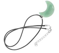 MUSISALY Fashion Accessory Elegant Jade Necklace Pendant Creative Simple Structure Green Natural Jade Easy to Put on and Take off for Daily Wear and Bar