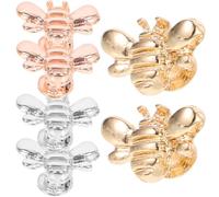 MUSISALY Fashion Accessory Will Not Hurt Unique Design Watchband Charms 6pcs Bee Shape Zinc Alloy Watch Strap Decoration Assorted Colour Silicone Band Or Skin for Smartwatch Bands