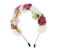 MUSISALY Floral Headband for Women Beautiful Flower Embellished Headpiece for Weddings and Parties Comfortable Fit for Tea and Fairy Accessories Charming Hairband for Romantic Looks