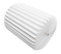 MUSISALY Foldable Creative Lamp Shade Light Lampshade Paper Origami Hanging Lantern Cover Simple White with Delicate Design for Home and Bar