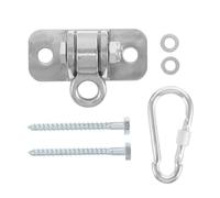 MUSISALY Galvanized Iron Swing Hooks with Adjustable Metal Hanging Brackets for Porch Hammock Chairs Heavy-duty Ceiling Mount Hangers for Playground and Garden Swing Accessories