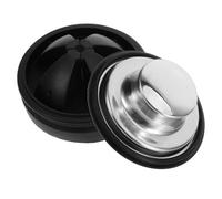 MUSISALY Garbage Disposal Splash Guard Splash-proof Cover with 3-point Clip 86/87mm for Kitchen Sink Food Waste Disposer, Stainless Steel Drain Stopper Plug Compatible with Home Sink