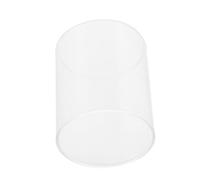 MUSISALY Glass Salad Bowl Cylinder Serving Container 12cm Diameter X 18cm Height Hollow Double-Ended Fruit Vegetable Bowl for Restaurant and Home Use