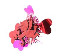 MUSISALY Glitter Heart Hair Clips for Girls Sequin Barrettes for Valentine Day Anniversaries Romantic Wedding Accessories Boy Girl Hairpins for Parties Special Moments