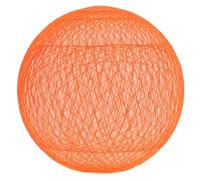 MUSISALY Globe Lampshade Replacement for Ceiling Lights Screw Mouth Orange Decorative Round Ball Lamp Cover Indoor Pendant Light Shade for Home Decor