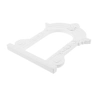 MUSISALY Greek Style Mini Wedding Arch Door for Dollhouse White Tiny Door Micro Landscape Fairy Garden Decoration Wedding Party Accessory