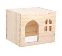 MUSISALY Guinea Pig Hideout House and Cute Appearance Wooden Multi-chamber with Delicate Craftsmanship Providing a Safe Environment and Playing Space for Small Pets for Home Decor