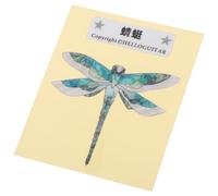 MUSISALY Guitar Headstock Sticker Dragonfly Decal Floral Guitar Decals and Stickers for Electric Decorative